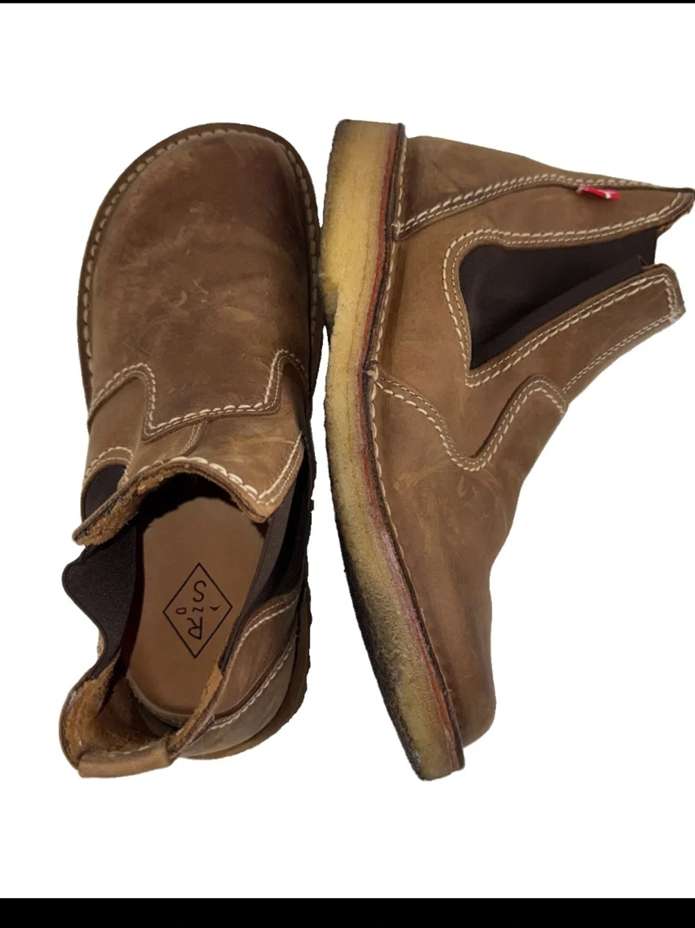 Duckfeet Roskilde Chelsea EU42 US W11 M9 Brown Women Men Pull On Boot Shoe EUC